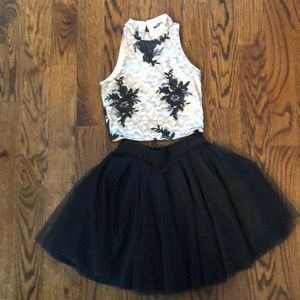 Miss Behave girls 2 piece skirt outfit